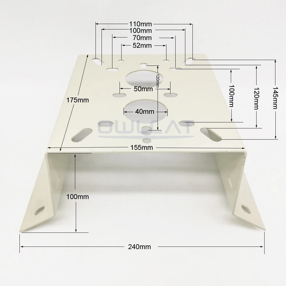 Кронштейн для камеры видеонаблюдения под прямым углом 90 градусов наружный