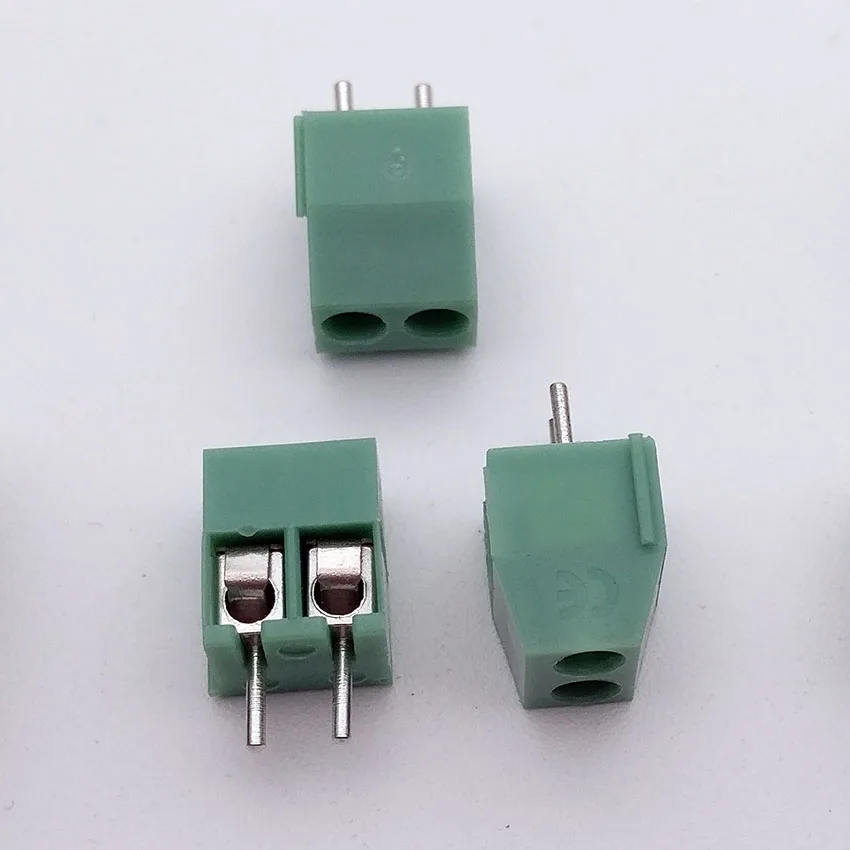 (100 шт./лот) коннектор для винтовой клеммной колодки печатной платы стандартный