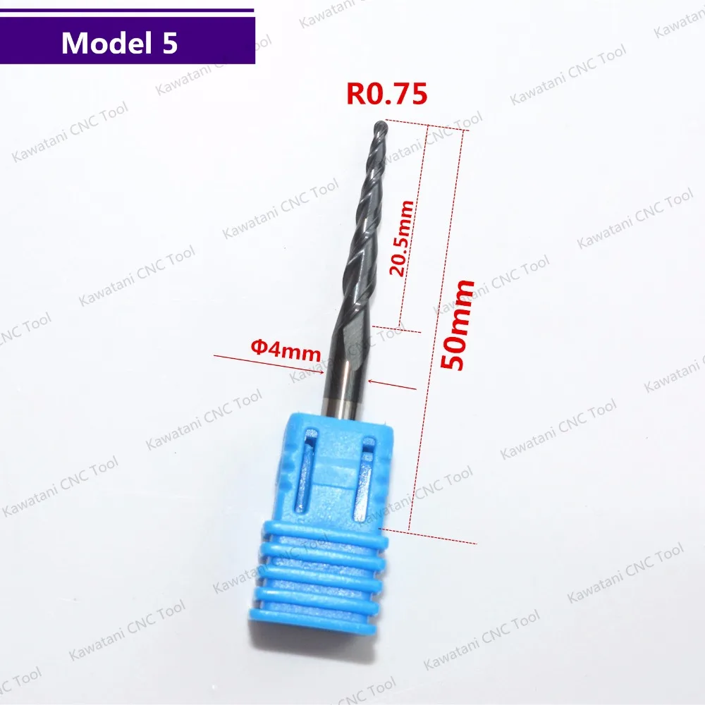 Бесплатная доставка 4 мм хвостовик CNC TiALN твердосплавная Концевая фреза