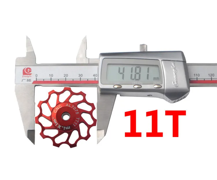 Mi. Xim TT11 TT13 керамический подшипник для горного велосипеда, 11 Т, задний переключатель, запчасти 13 т, направляющий ролик с ЧПУ, керамический подшипник, Jockey Wheel