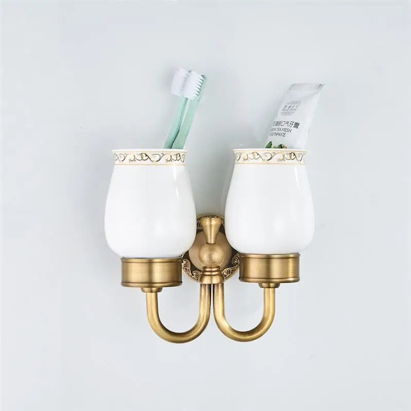 1 шт. держатель для чашки резная античная медь винтажная пара настенный