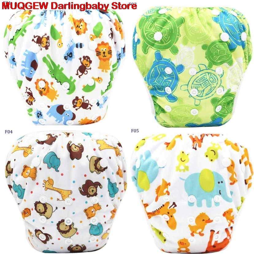 Детская одежда для маленьких мальчиков и девочек с милым рисунком купальные