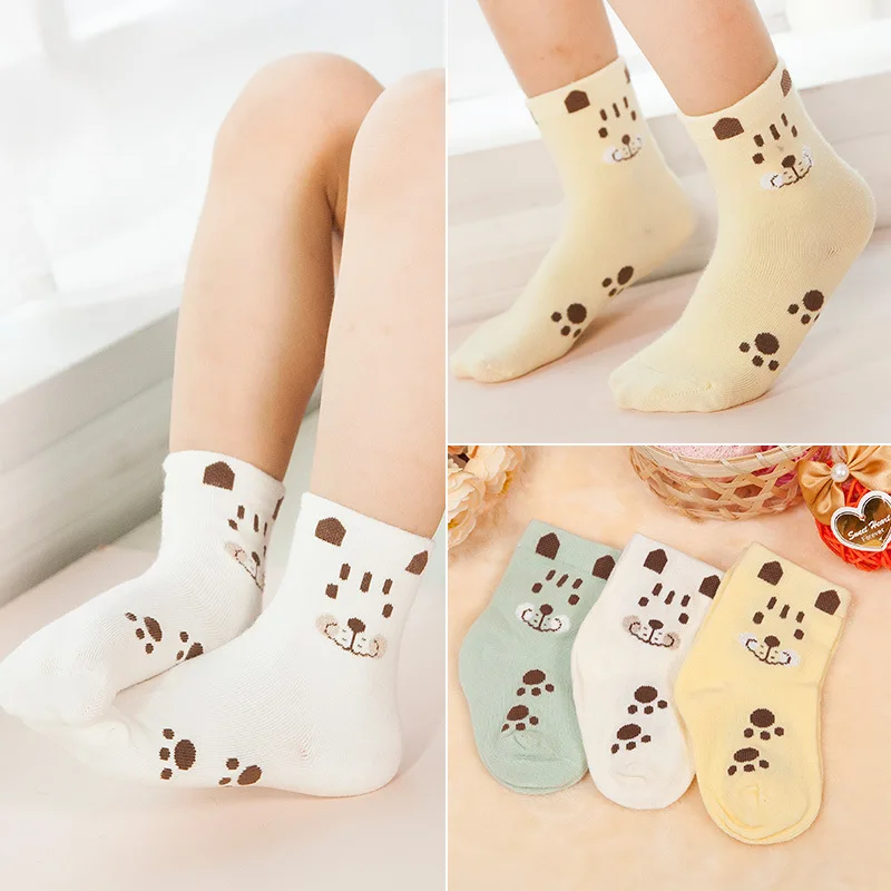 3 пары Детские хлопковые носки|cotton toe socks|cotton cleancotton diabetic socks |