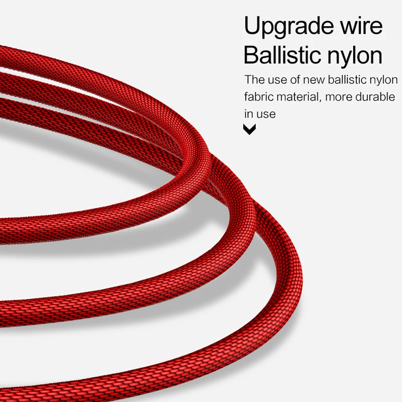 СВЕТОДИОДНЫЙ Свет Micro USB кабель авто отключен USAMS Нейлон Плетеный для samsung