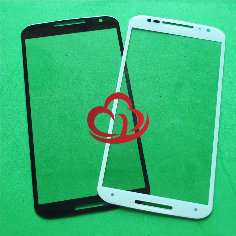 10 шт. Замена ЖК переднего сенсорного экрана Стекло Внешний объектив для Motorola Moto X +
