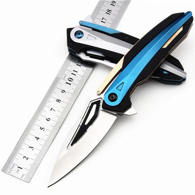 

2021 New Free Shipping High Quality Tactical Folding Knife G10 Steel Handle Outdoor Survival Camping Combat Hunting Knives Tools