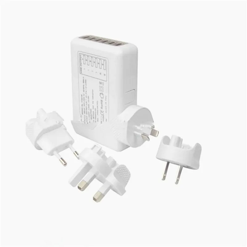 Effelon 5V 4A 6 USB адаптер для зарядного устройства путешествий электрическая