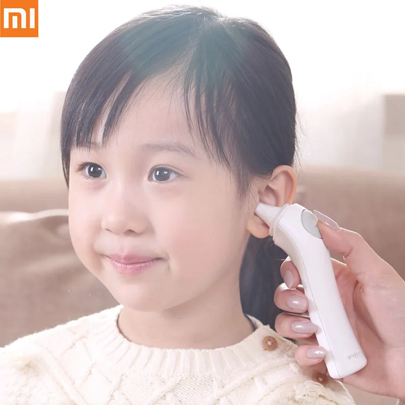 Xiaomi Jiu'an инфракрасный ушной термометр светодиодный для детей и взрослых Бесконтактный цифровой инфракрасный ушной термометр для тела 1S Быстрый тест