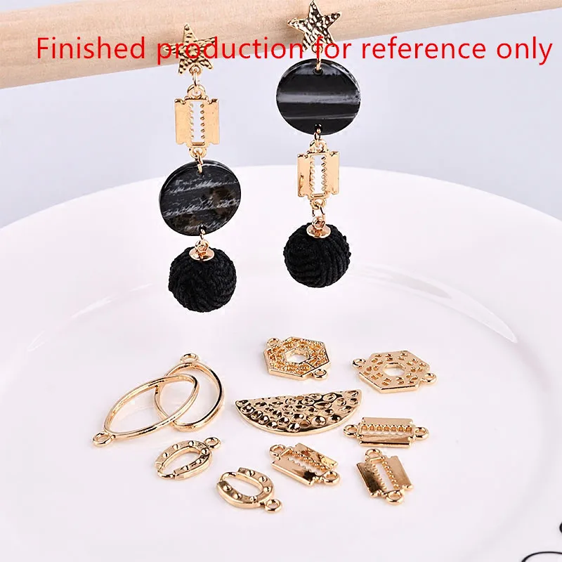 

diy jewelry making 50pcs/lot geometry rounds/Polygon shape alloy floating locket charms fit necklace/earring decoration pendants
