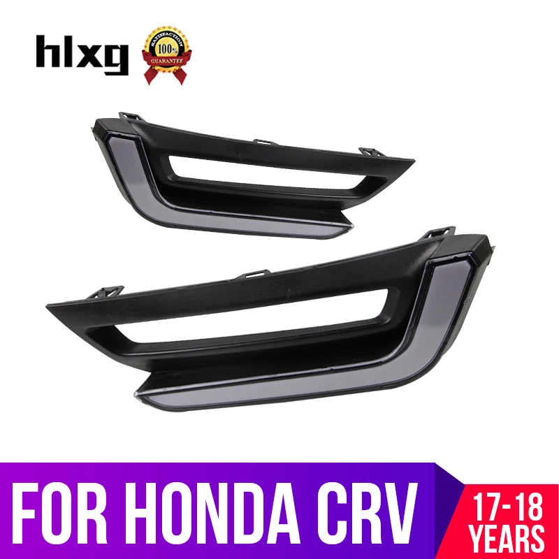 Hlxg 2 шт. авто для Honda CRV CR V 2017 2018 DRL Противотуманные фары Дневные ходовые огни с