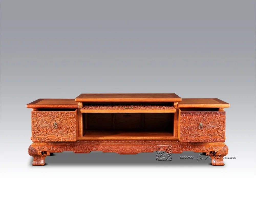 2 м* 0,5 м Гостиная ТВ стол палисандр мебель для дома Padauk резьба Consold боковой стол Китайский Стиль Calssical Redwood ТВ шкаф