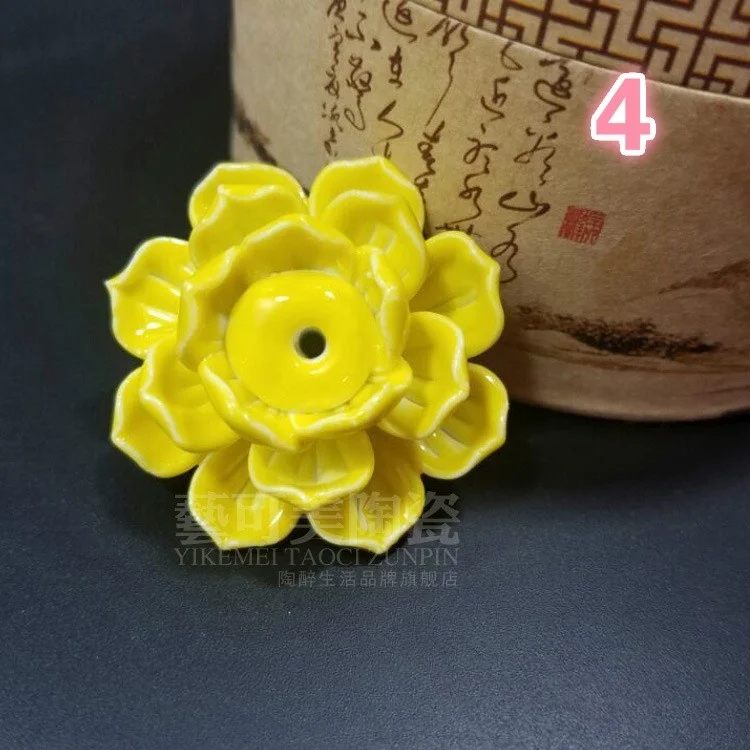 Держатель для благовоний Jingdezhen|incense holder|lotus incenseceramic lotus |