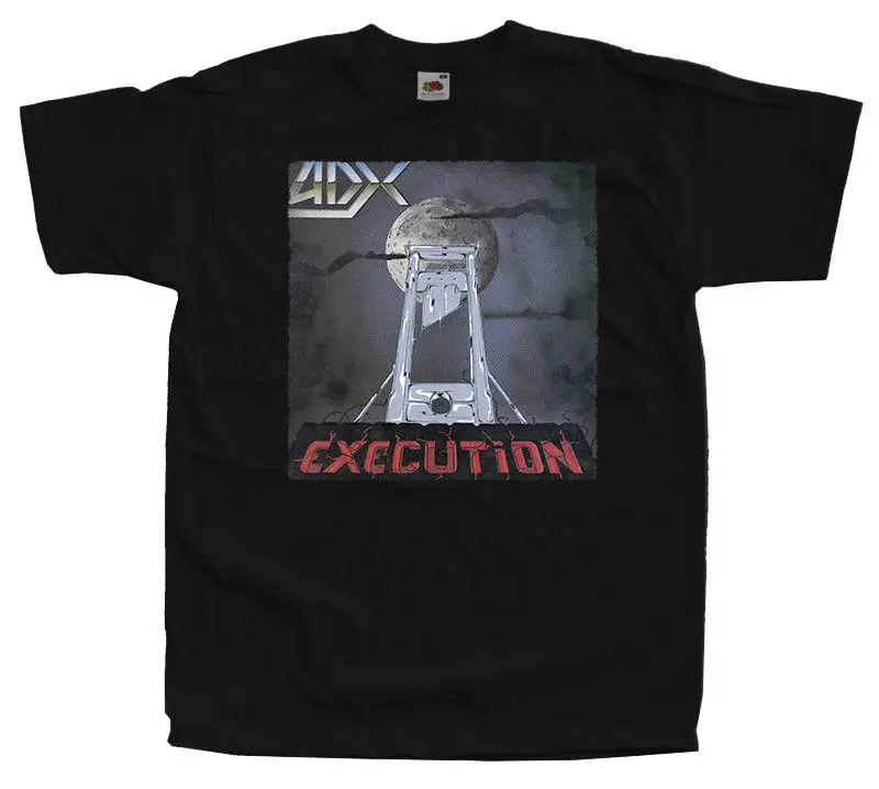 ADX exception Band Album Cover T-Shirt (черный) S-5XLFunny футболки | Мужская одежда