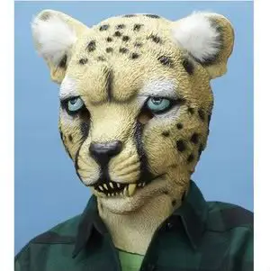 Лидер продаж 2013 потрясающая маска леопарда на всю голову впечатляющий костюм