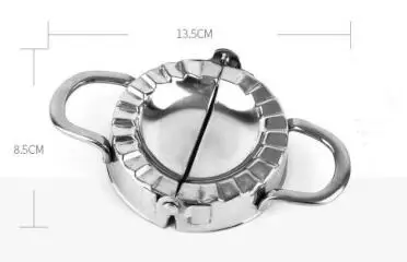 1 шт., пельменница из нержавеющей стали, Кондитерские инструменты, обертка, резак для теста, пирог, пельмень, форма OK 0963 - Цвет: small