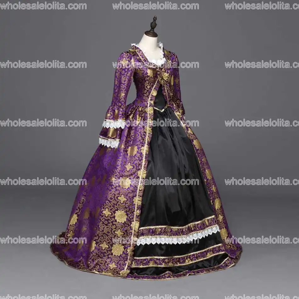 Женское платье в готическом стиле с бантом и кружевом | Тематическая одежда