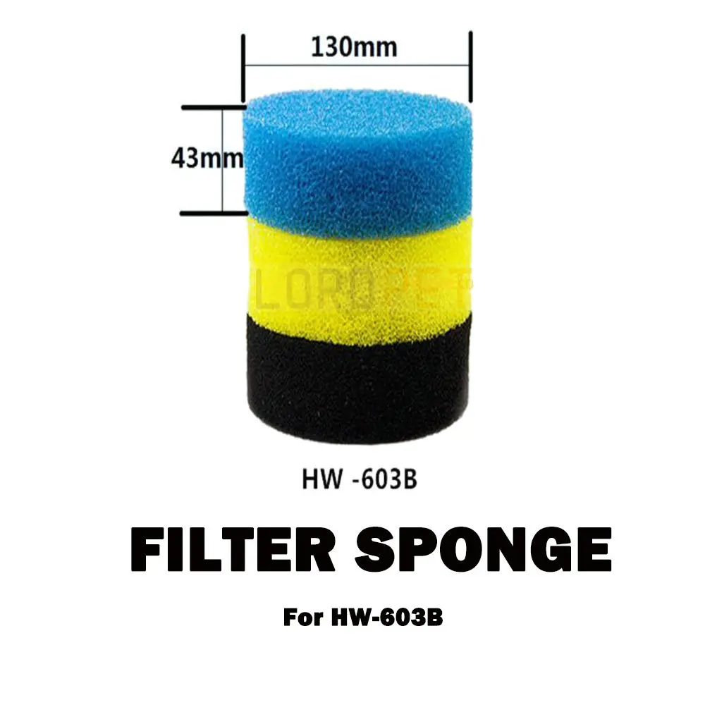 603b filter sponge SunSun запасные части на входе на выходе держатель трубы фильтр Spone Oring аксессуары для внешний фильтр для аквариума HW603B 603B HW602B 602B - Цвет: 603b filter sponge