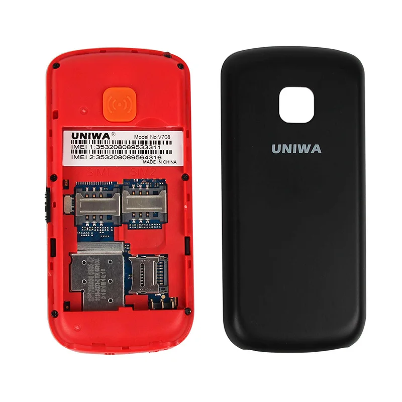 UNIWA V708 старика мобильного телефона Dual SIM карты зарядное устройство для 2G GSM