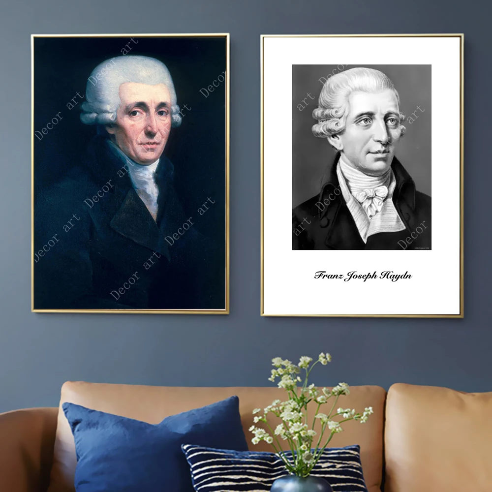 Franz Joseph Haydn Austria Symphony Canvas Paintings Vintage Wall Kraft Poster Coated Sticker Home Decor Picture Gift | Дом и сад