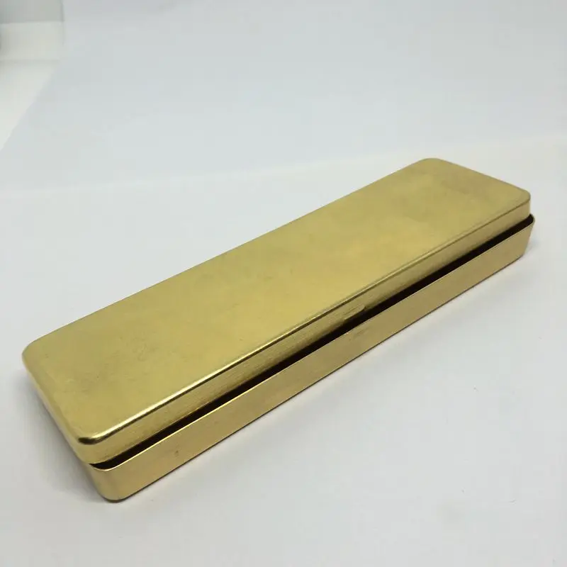 Латунные пеналы ручной работы в стиле ретро коробка для ручек и карандашей