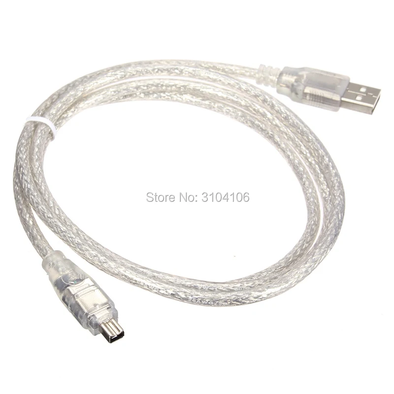 USB мужчина к Firewire IEEE 1394 4 контактный iLink шнур адаптера firewire 1394mm Tablet Зарядное