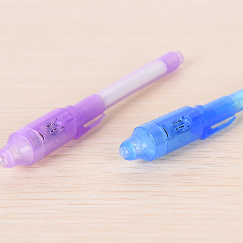 2 в 1 ручка невидимка с черными чернилами|magic purple|pen invisibleink invisible |