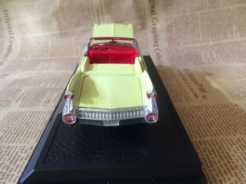 Редкая литая под давлением игрушечная модель 1:32 Signature Cadillac 1959 Biarritz GTS 350 винтажная Игрушечная модель автомобиля для мальчика подарок, украшение, коллекция