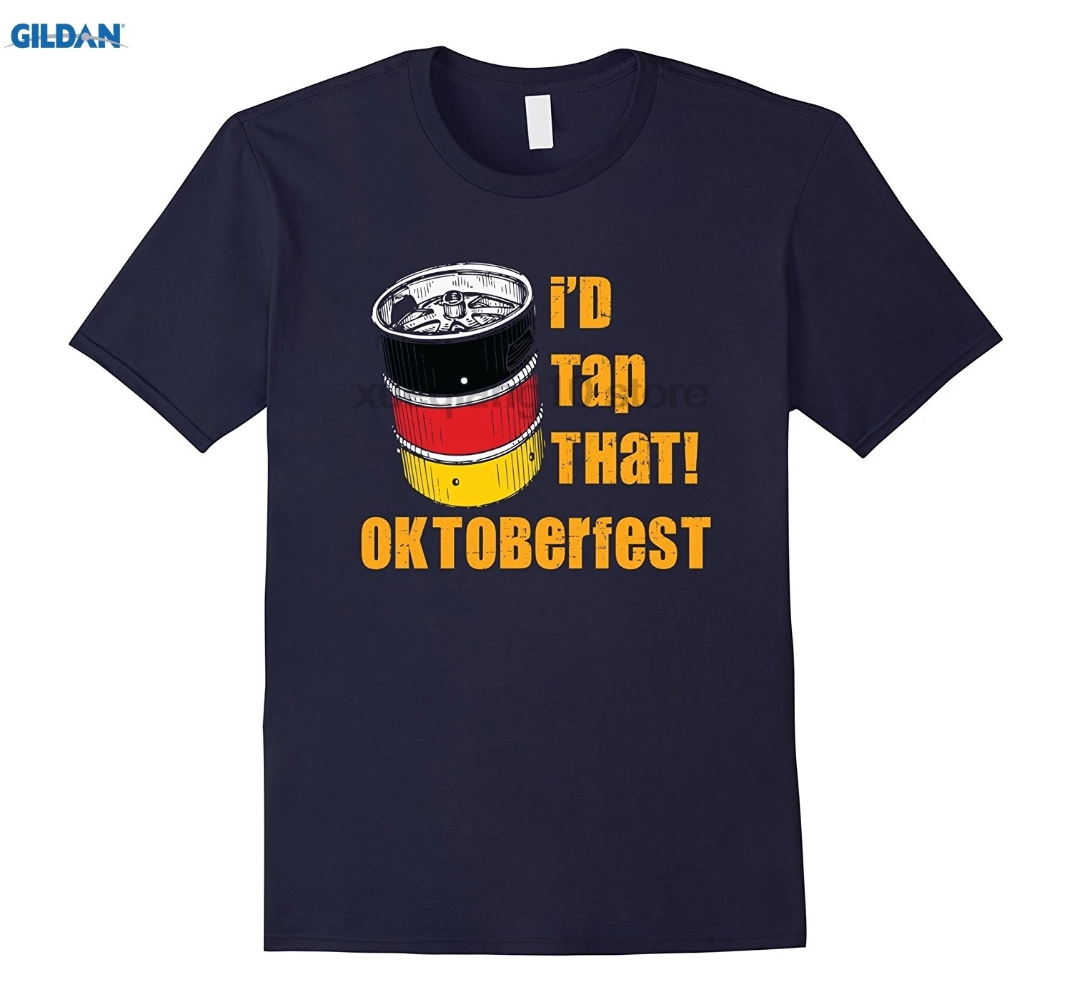 GILDAN I 'd Tap That Немецкий фестиваль Октоберфест пивной бочонок футболка|Мужские