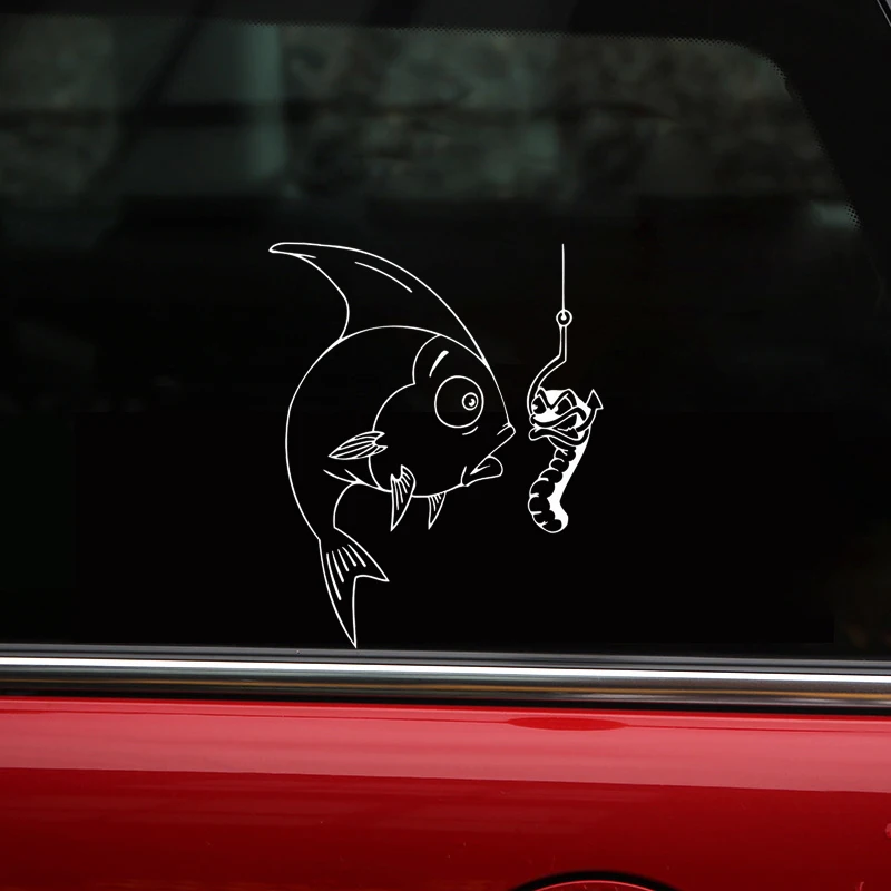 Рыбацкая Клубная рыба Веселая наклейка на Авто Виниловая Наклейка s креативный