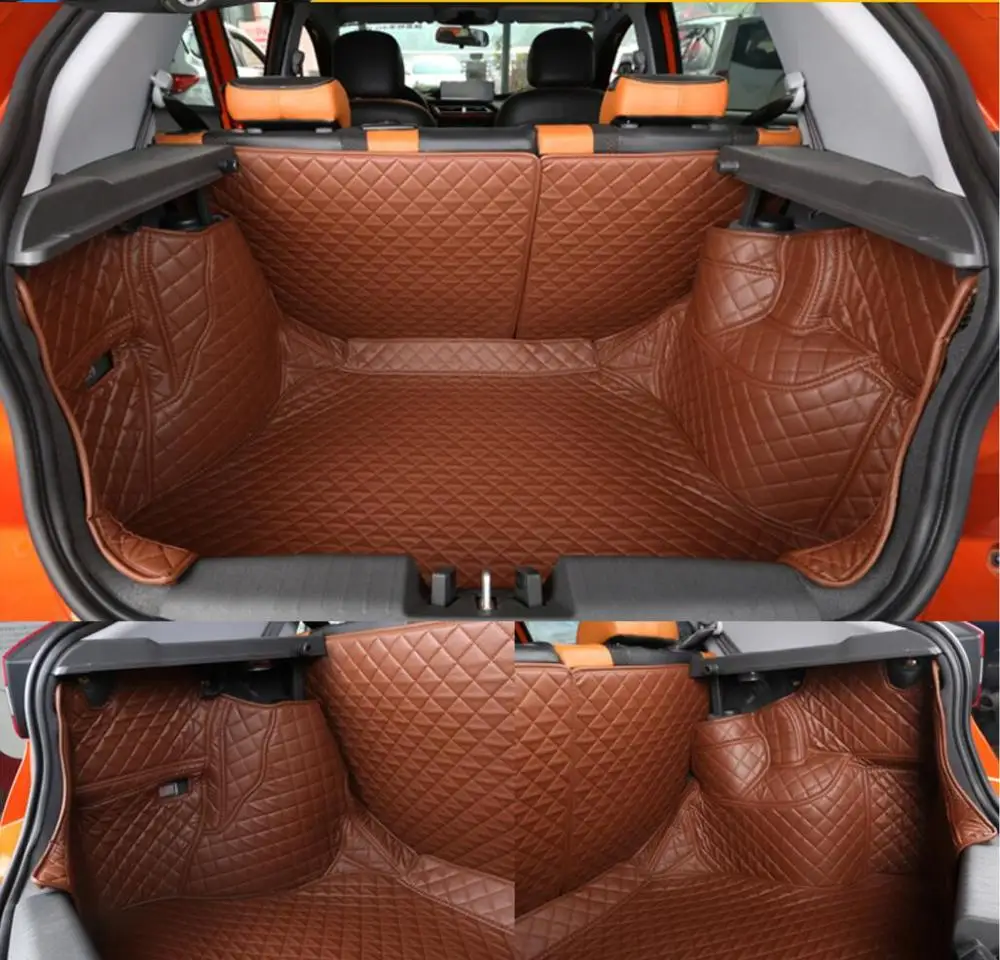 Коврик для багажника из волоконной кожи chery tiigo 3x tiggo 2 2018 2019 2020 автомобильные
