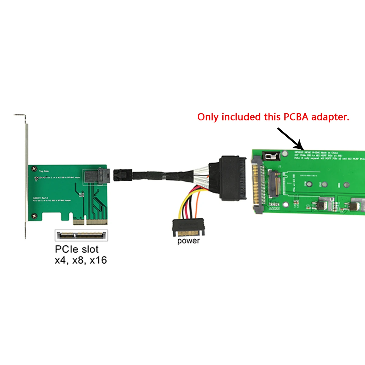 CY SFF-8639 NVME U.2 к NGFF M.2 M-key PCIe SSD адаптер для материнской платы заменить Intel 750 p3600 p3700 |