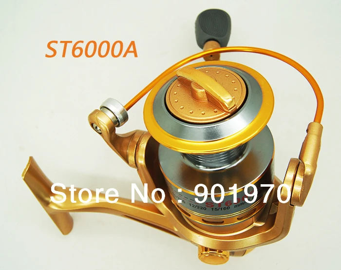 Бесплатная доставка Большая игра Улучшенная алюминиевая катушка Спиннинг