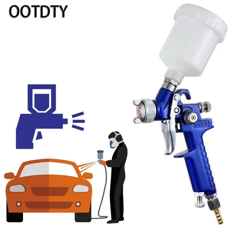 

OOTDTY 0,8/1 мм Мини HVLP пневматический распылитель краски детали автомобиля распылитель для ремонта тяжести
