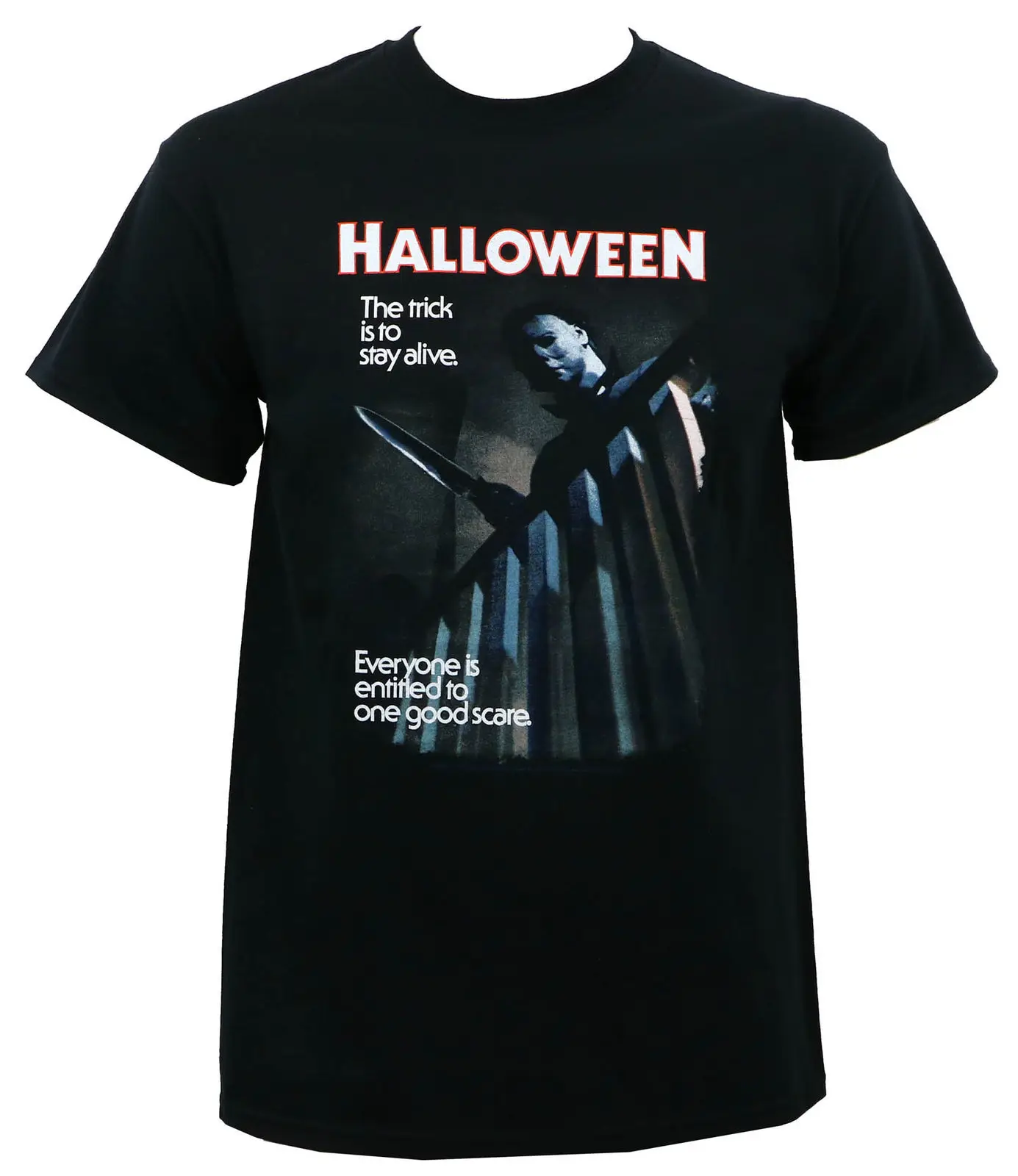 Аутентичный Хэллоуин фильм One Good Scare Майкл футболка Myers S-3XL новая футболка хипстер крутая футболка с круглым вырезом размера плюс