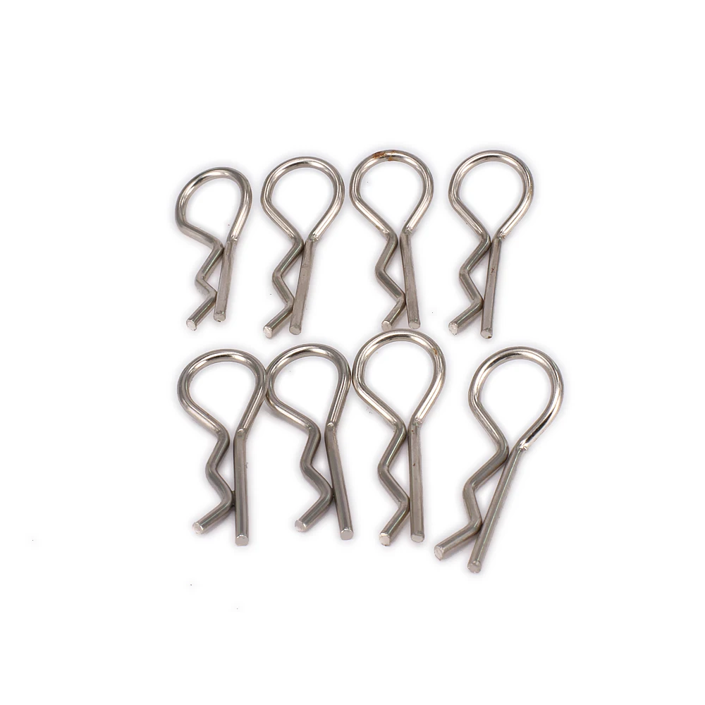 8PCS RCAWD Metal Body Clips For Rc Model Car 1/14 Lc Racing Full Series HM6079 Shell Machined Aluminum | Игрушки и хобби