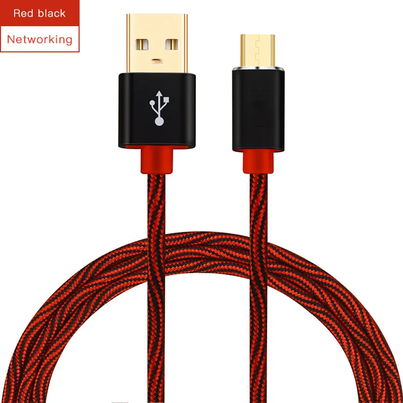 Shuliancable Micro USB кабель 2.4A нейлон Быстрая зарядка USB кабель для передачи данных для samsung huawei Xiaomi Redmi LG Microusb кабель зарядного устройства