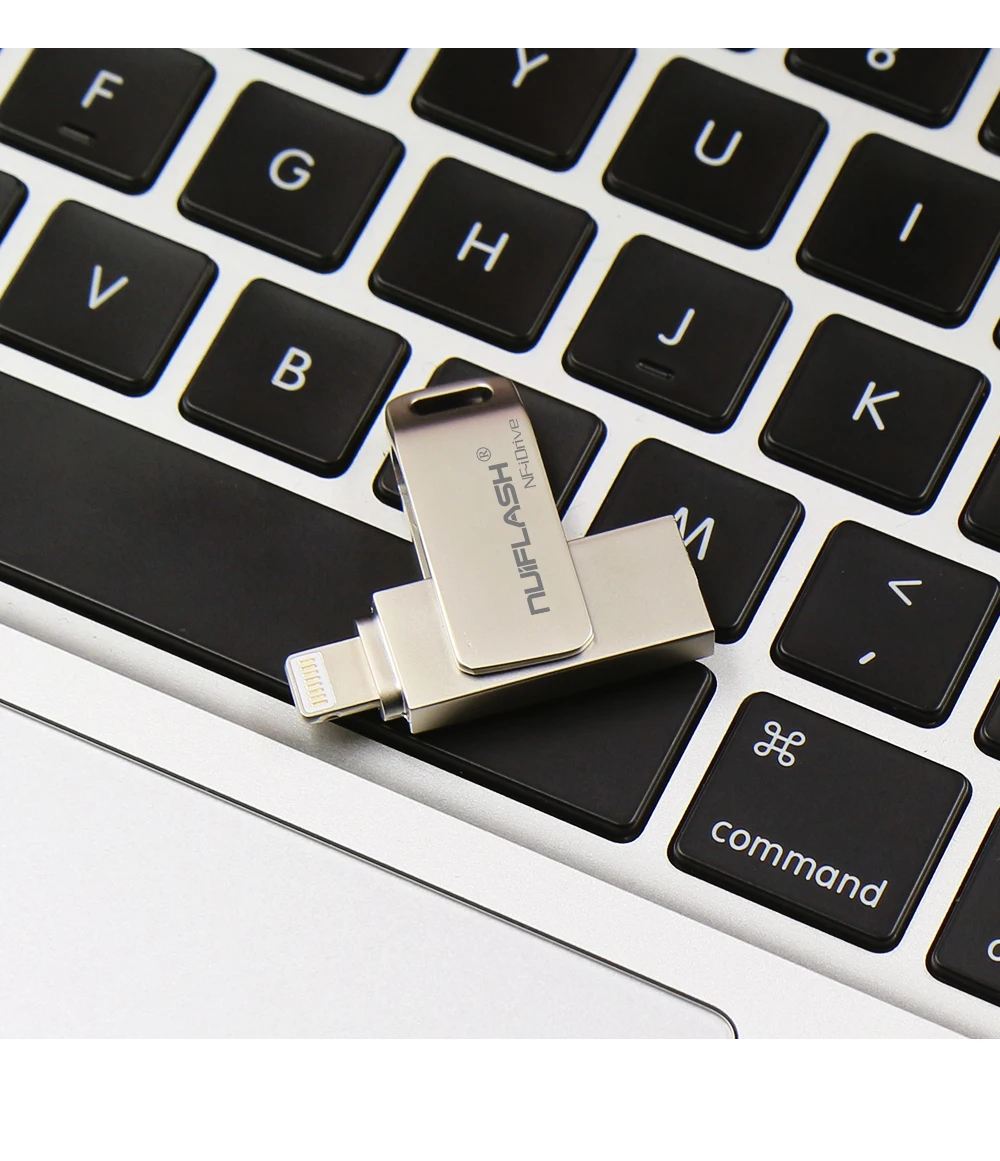 Nuiflash Usb флеш-накопитель 8 ГБ, 16 ГБ, 32 ГБ, 64 ГБ, 128 ГБ, флеш-накопитель, карта памяти для iphone 8, 7 Plus, 6, 6 S Plus, 5S, ipad, флешка