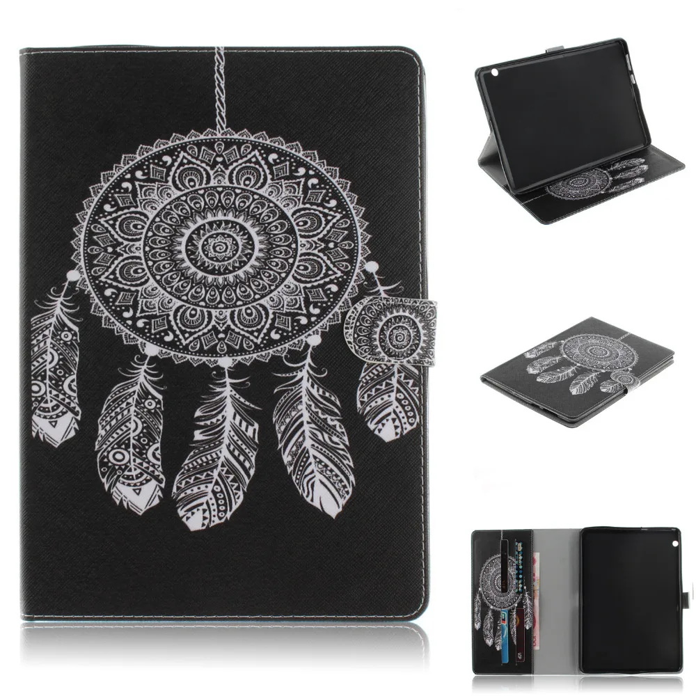 Soft TPU Stand Card Funda Coque Print PU Leather Case Capa Cover For Huawei MediaPad T3 10 AGS-W09 AGS-L09 AGS-L03 + Film Pen | Компьютеры
