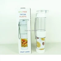 sport flip top infusion bottle bpa free tritan plastic fruit juice bottle