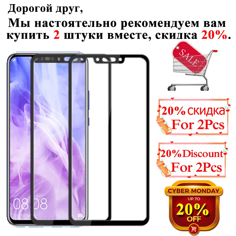 Полное покрытие для huawei Nova 3i закаленное стекло Nova3 3 протектор экрана Hauwei Nove 2 2i Защитная Броня Huavei Novo i3 i2 Nova3i