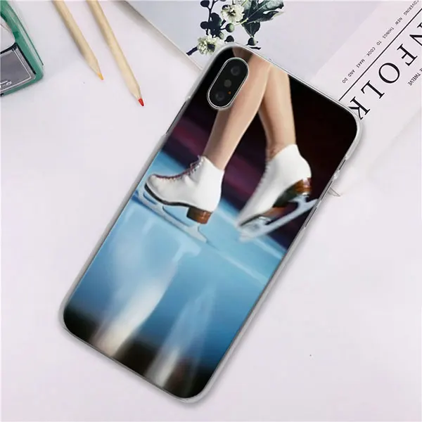 15 Чехол для телефона с фигурными коньками Go для Apple iPhone 7, 8 Plus, 6, 6s Plus, X, XS, XR, XS MAX, 5 5S, чехол для телефона - Цвет: 15