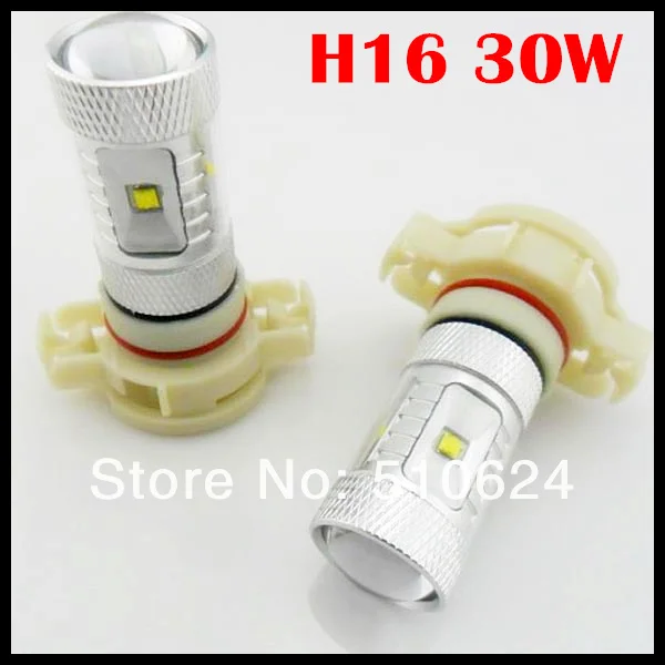 Автомобильные светодиодные H16 30 Вт белые лампы высокой мощности h11 h7 Cree чип