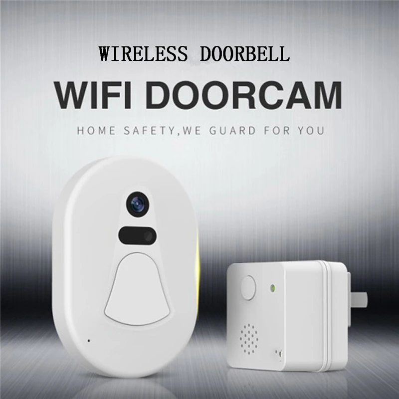 HD Wifi дверной звонок камера беспроводная IP дверная камера бесплатное Облачное хранилище фото Ночное Видение безопасности видео дверной звонок Q
