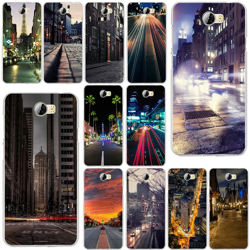 Набор городская улица ночник мягкий чехол-накладка для мобильного телефона из