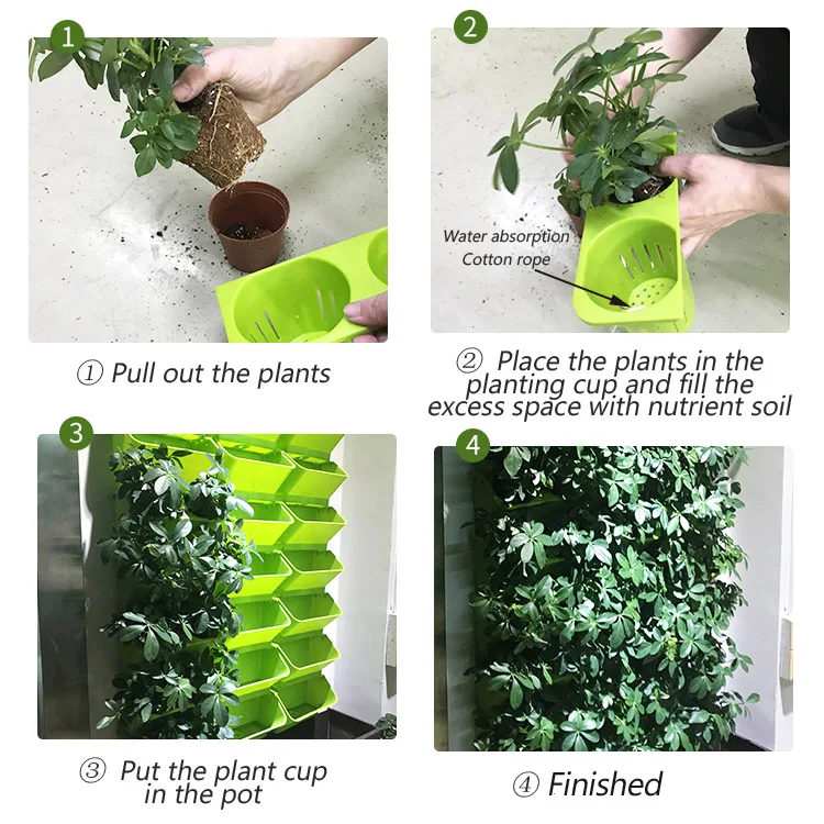 Мини Висячие цветочные Горшки Бонсай чашка для посадки вертикальный садовый