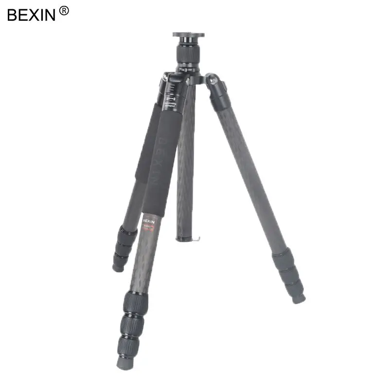 Профессиональный легкий штатив BEXIN из углеродного волокна для путешествий dslr монопод для камеры с тяжелой шаровой головкой - Цвет: Only tripod