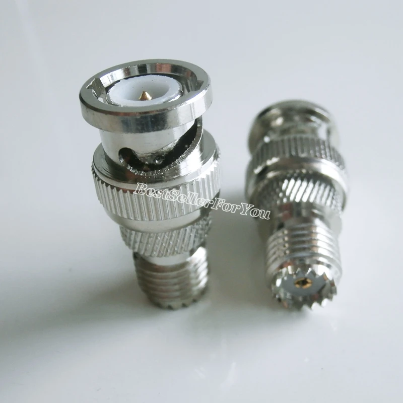 1 шт. Новый BNC штекер для miniUHF jack Женский центральный разъем РЧ коаксиального