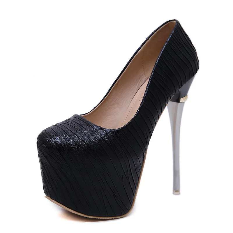 Женская обувь на высоком каблуке Новинка 2016 года водонепроницаемая платформе 7