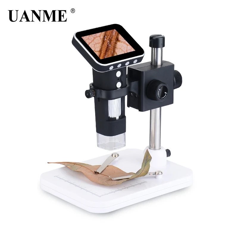 UANME Portable USB Digital Mobile Microscope LCD Screen Metal Stand Handheld Magnifier S02 Drop ship | Инструменты