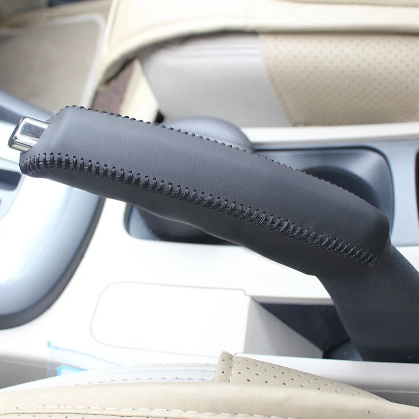 

Чехлы для ручных тормозов для Chery Tiggo 5, чехол для ручных тормозов из натуральной кожи, украшение интерьера, «сделай сам», Стайлинг автомобиля...